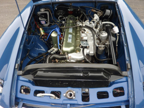 1969 mgc gt automatic engine bay