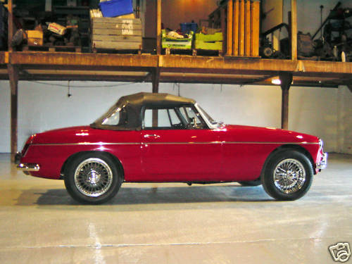 1968 mgc roadster concours rebuild 3