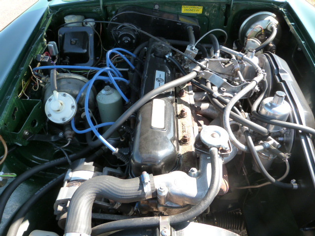 1968 MGC Roadster Engine Bay