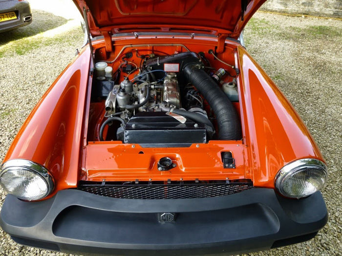 1981 MG Midget 1500 Engine Bay 1