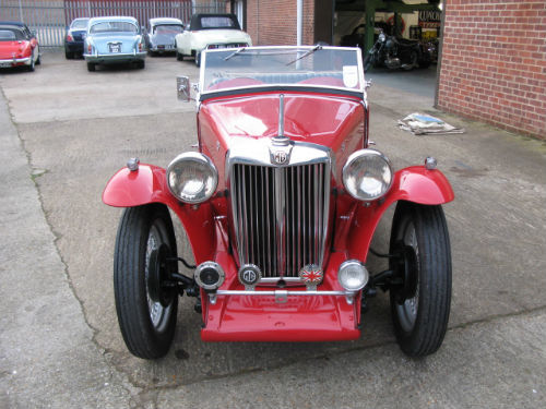 1937 mg ta 2 seater sports front