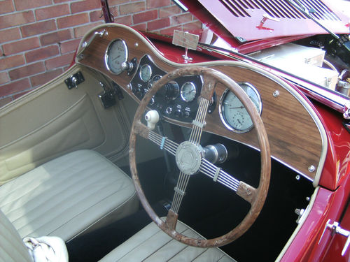 1946 MG TC Interior Dashboard