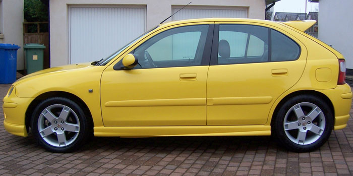 2002 MG ZR 105 Left Side