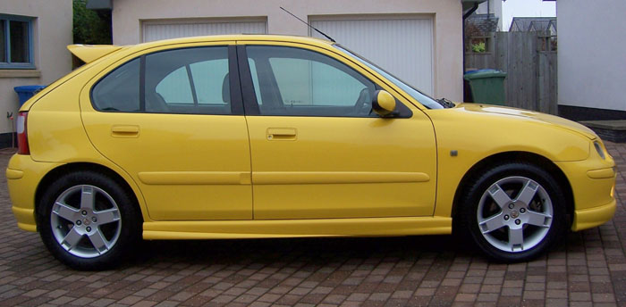 2002 MG ZR 105 Right Side