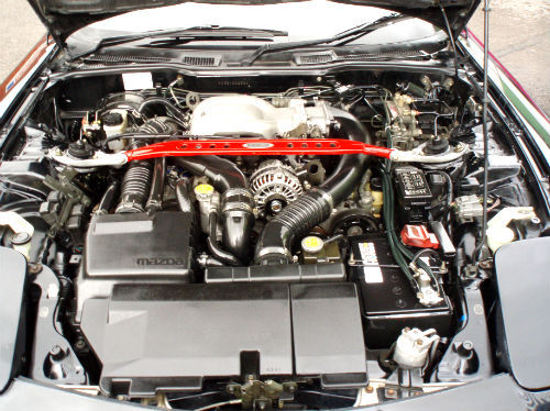 1994 mazda rx7 twin turbo type rz engine bay