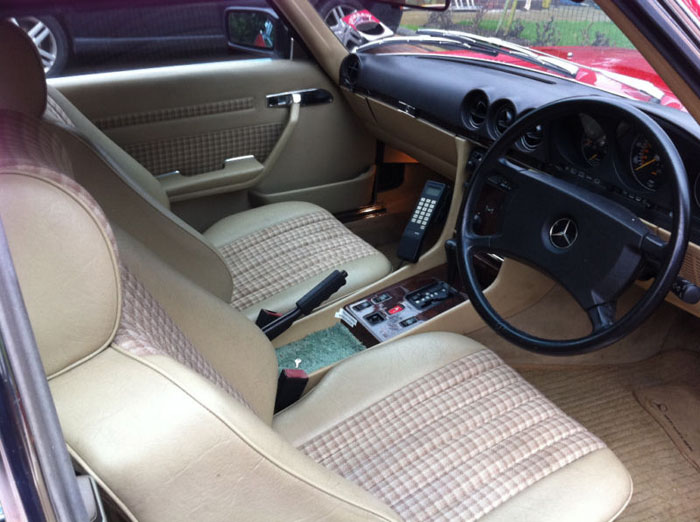1989 mercedes 300 sl auto red interior 1