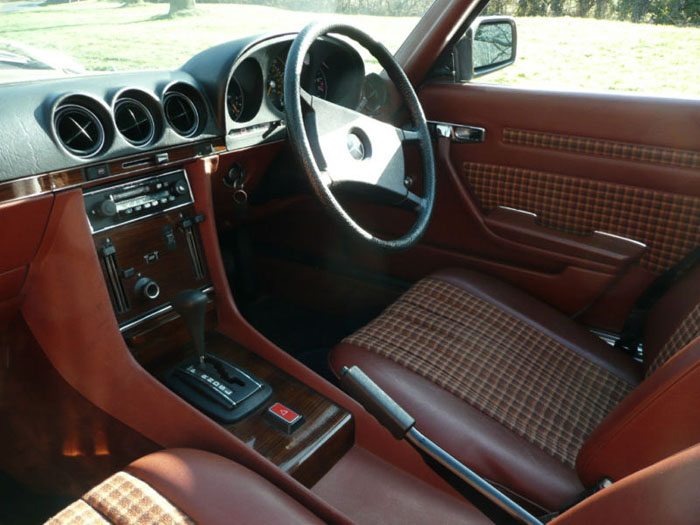 1980 mercedes 350 sl interior 1