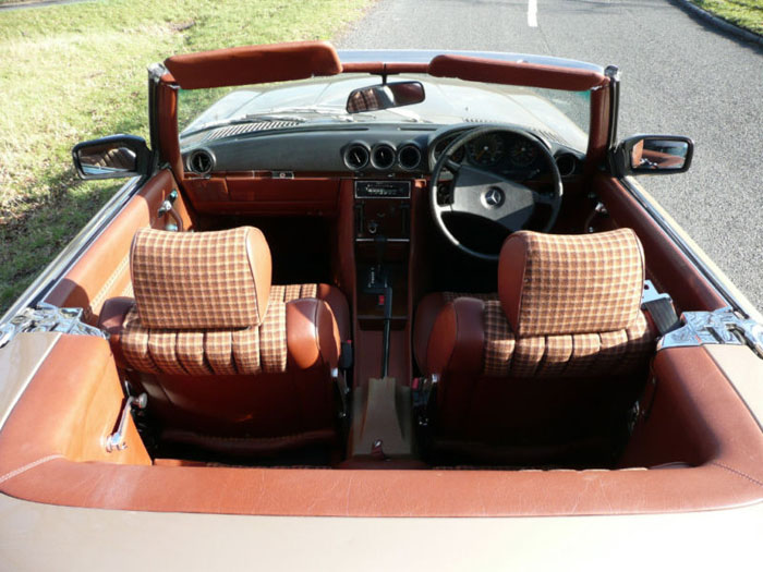 1980 mercedes 350 sl interior 2