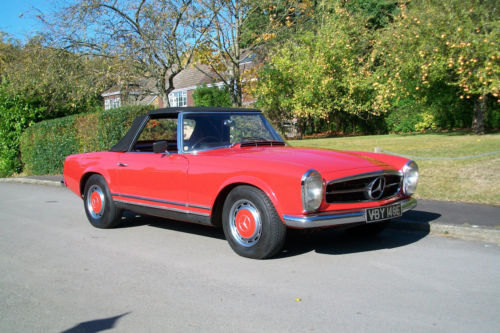 1967 Mercedes 250sl roadster coupe #3