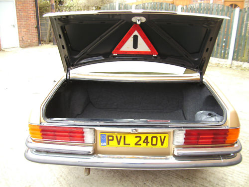 1980 mercedes 280 se auto boot