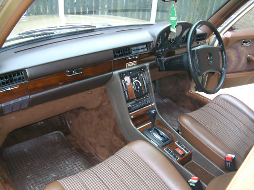 1980 mercedes 280 se auto interior 1