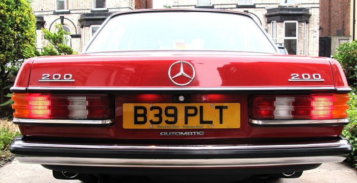 1985 Mercedes-Benz W123 200 Back