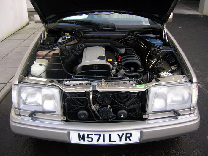 1994 mercedes benz e320 engine bay 1