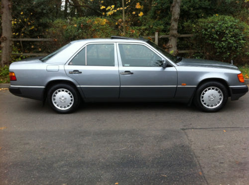 1990 mercedes 260e auto pearl grey metallic w124 2