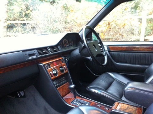 1990 mercedes 260e auto pearl grey metallic w124 interior