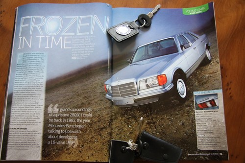 1983 Mercedes-Benz 280SE W126 S Class Magazine Article