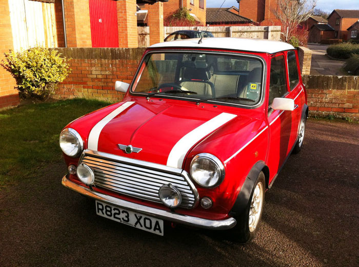 1998 red mini cooper immaculate condition 1