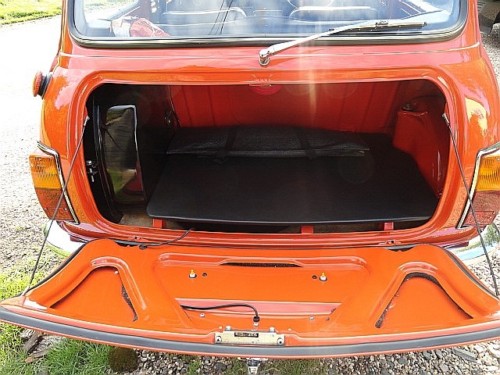 1973 morris mini 1275gt boot