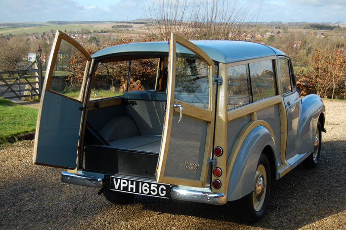 1968 Morris Minor Traveller Rear Doors Open
