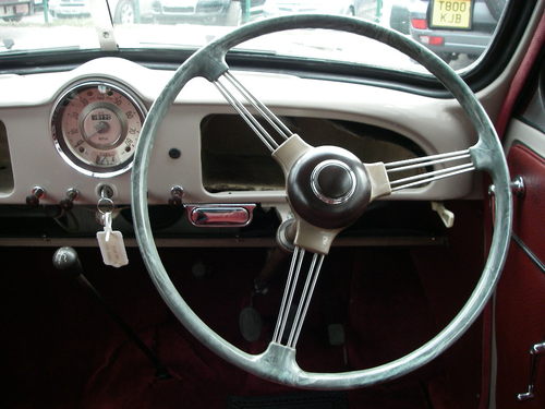 1956 Morris Minoir Series ll Dashboard Steering Wheel