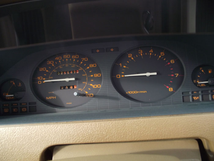 1983 Datsun Nissan Cherry 1.3 GL Dashboard Gauges