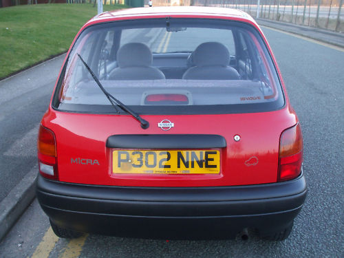 1997 p nissan micra 1.0 l automatic powersteering back