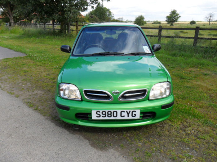 1998 nissan micra gx auto green front