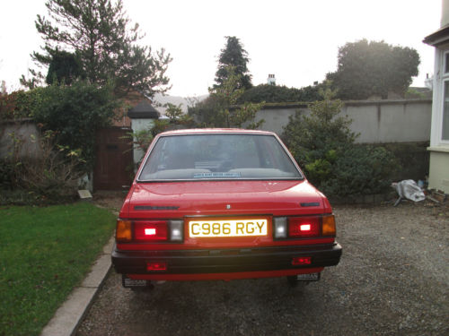 1985 nissan sunny 1.3 gs red 3
