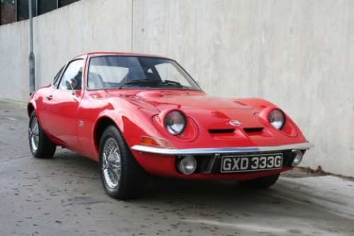 1968 opel gt coupe 1900cc pop up lights