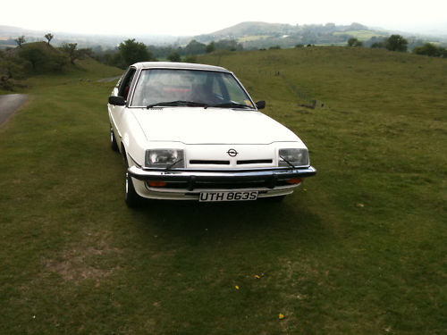 1977 opel manta sr berlinetta white 1