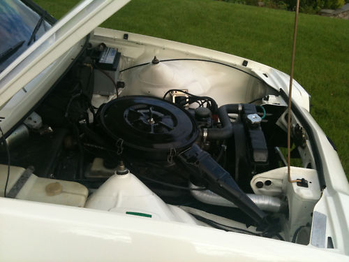 1977 opel manta sr berlinetta white engine bay