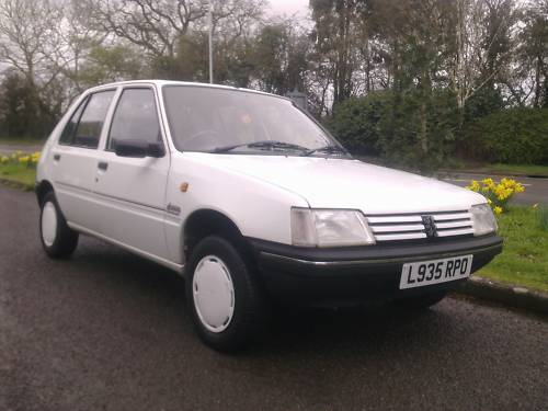 1993 l peugeot 205 diesel 1.8 style 5 door 1