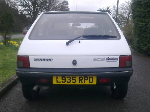 1993 l peugeot 205 diesel 1.8 style 5 door 5