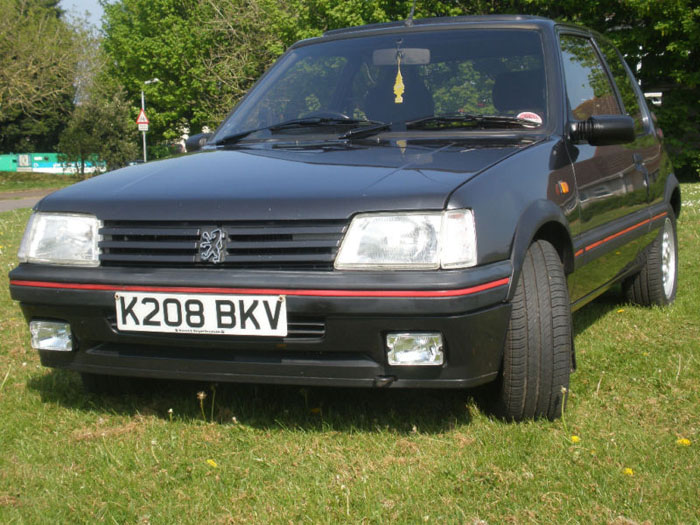 1992 peugeot 205 grey 1