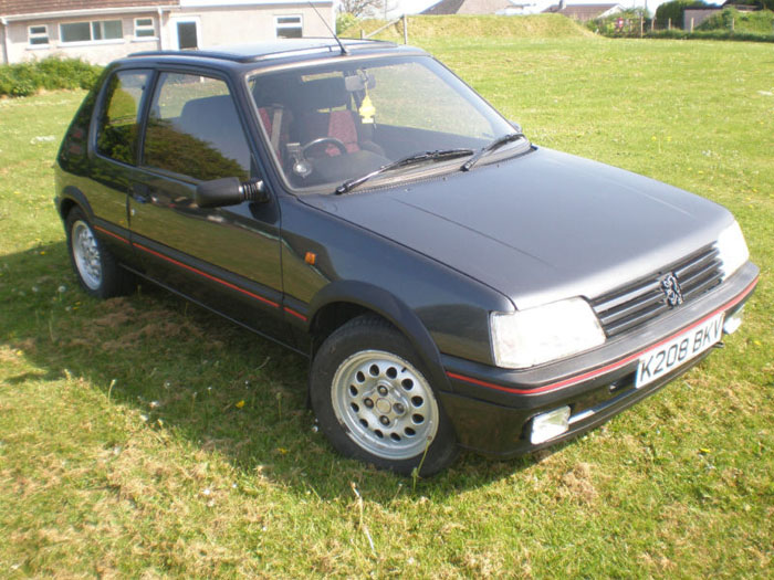 1992 peugeot 205 grey 2