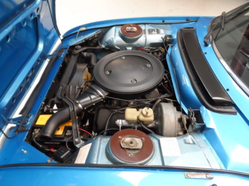 1975 Peugeot 504 V6 Cabriolet Engine Bay