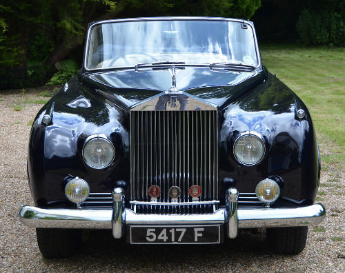 1959 Rolls Royce Silver Cloud 1 H.J. Mulliner Convertible Front