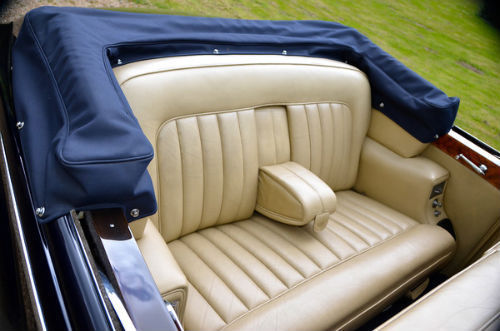 1959 Rolls Royce Silver Cloud 1 H.J. Mulliner Convertible Rear Interior