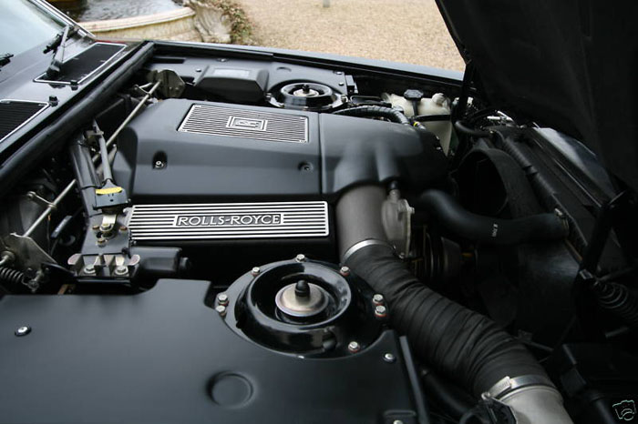 1996 rolls royce silver spirit iii engine bay