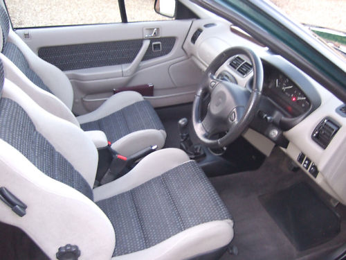 1999 s rover 216 cabriolet interior 1