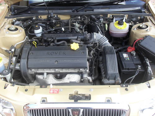 rover 25 1.4 il 84 ps 16 valve engine bay