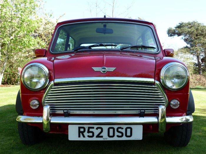 1998 classic rover mini balmoral front