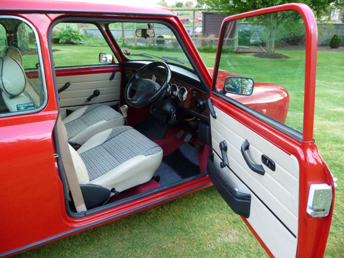 1998 classic rover mini balmoral interior 1
