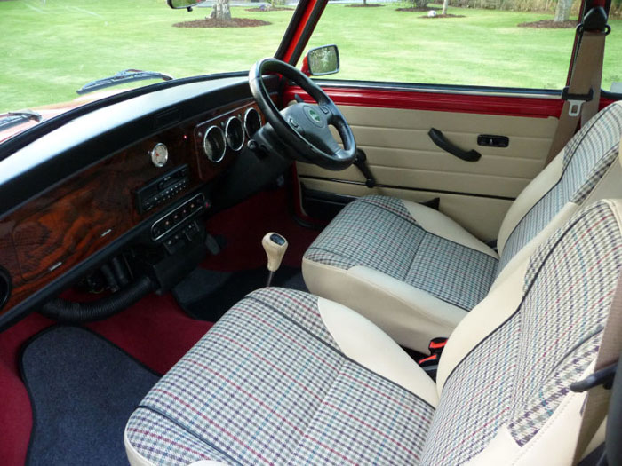 1998 classic rover mini balmoral interior 2