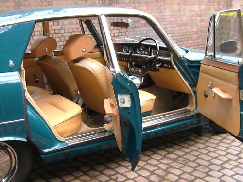 1967 rover p6 2000 sc interior