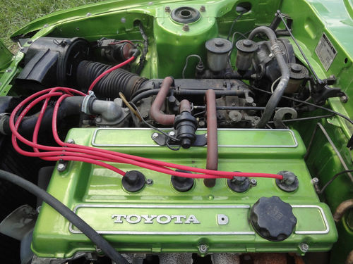 1977 Toyota Celica Liftback Engine Bay