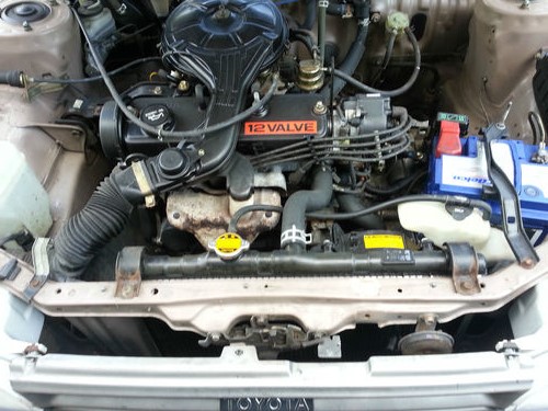 1989 Toyota Corolla GL Engine Bay