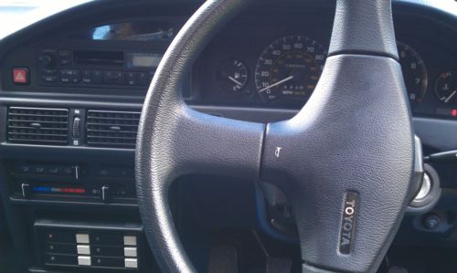 1990 Toyota Corolla AE92 1.3 GL Dashboard Steering Wheel