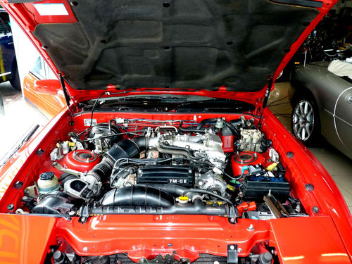 1987 Toyota Supra 3.0 Engine Bay