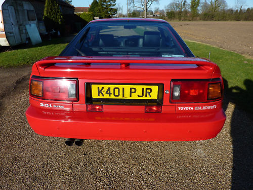 1992 toyota supra turbo auto red 3